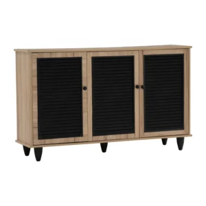 Almo 3 door shoe cabinet | Sonoma Oak colour