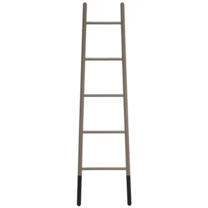 Mycroft ladder hanger | Dust Brown Lacquered and Black colour bottom