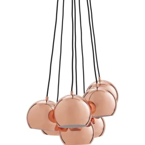 Slug Glossy Copper Set | 7 Multi Pendant Lamp (Ccc)