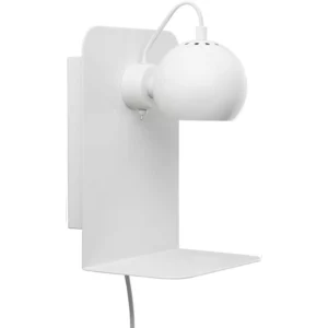 Slug Matt White | Wall Lamp With Usb (CCC)