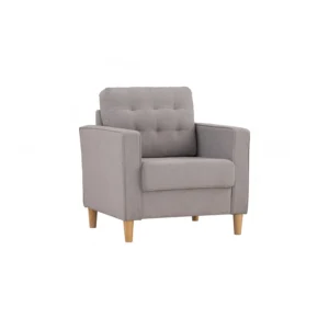 Slavia 1 Seater Sofa | Light Grey