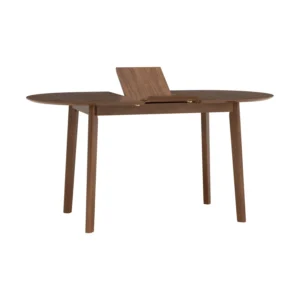 Werner 750x1200+300 Extension Table | Cocoa Colour Leg, Walnut Veneer Top