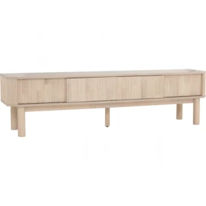 Ludlow 2.0m Tv Cabinet | Oak Veneer Body White Wash Colour