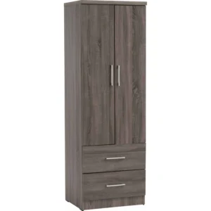Dublin 2 Door Wardrobe | Sonoma Dark Colour