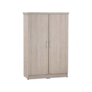 Dublin 2 Door Low Wardrobe | Grey Line Colour