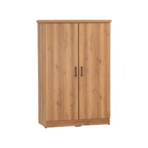 Dublin 2 Door Low Wardrobe | Natural Oak Colour