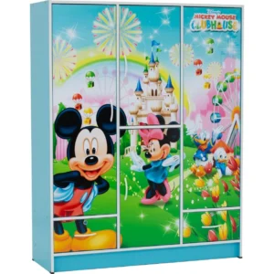Wonderland Cartoon Wardrobe | Blue Colour