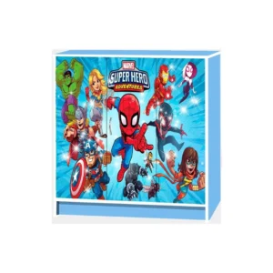 Wonderland 3 Door Cartoon Cabinet | Blue Colour