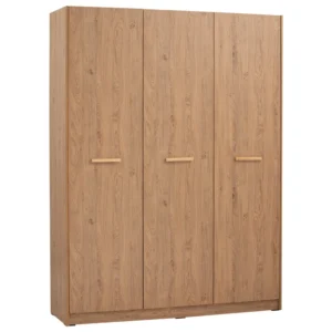 Samos 3 Door Wardrobe | Oak Colour