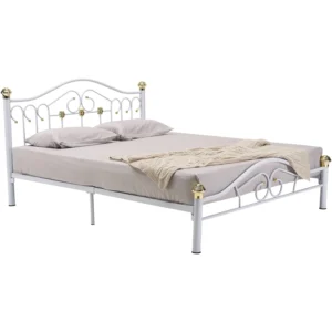 Halden Queen Bed | White Colour