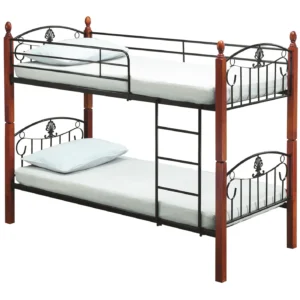 Derrick Double Decker | Dirty Oak Colour Leg, Black Colour Frame