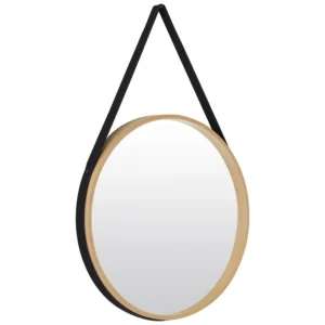Buttercup Round wall mirror | Engineer Wood frame