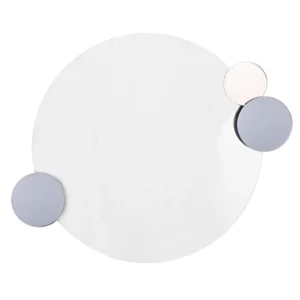 Zinnia 460Ø mirror | iron frame in Natural colour