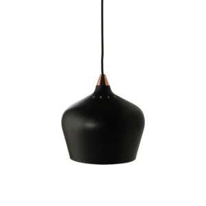 Lark 250Ø Matt Black and Copper | Pendant Lamp (CE)