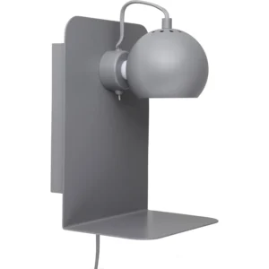 Slug Matt Grey | Wall Lamp With USB (CE)