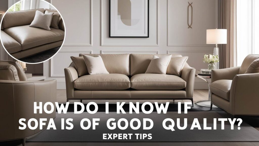 How Do I Know If a Sofa is of Good Quality
