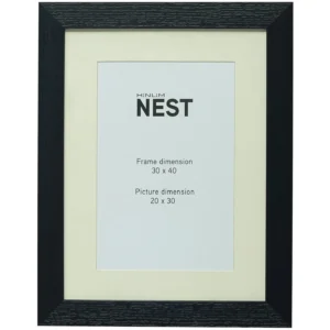 Black Colour Blank Hanging Photo Frame | 400x300 Photo Size