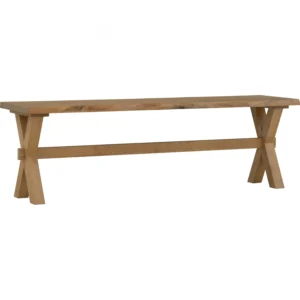 Alford 1.5m Bench | Light Tennessee Walnut Colour