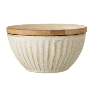 130ø Bowl With Lid | Nature colour